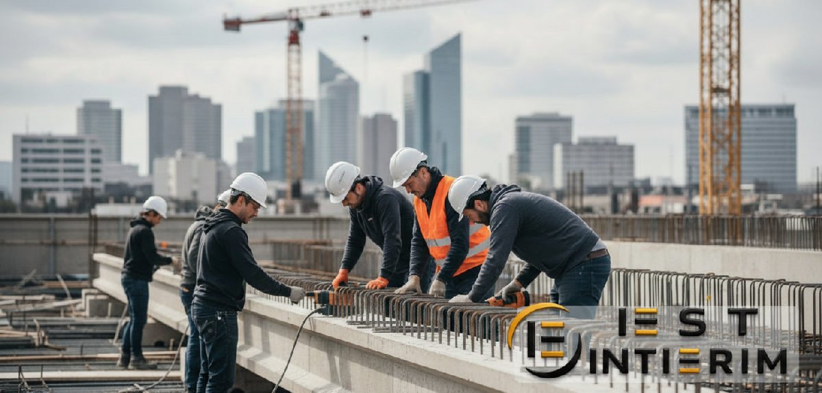 Recrutement stratégique intérimaires BTP : productivité